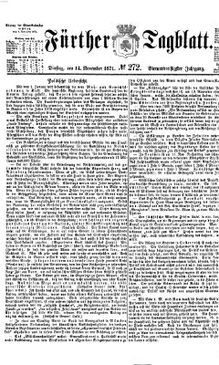 Fürther Tagblatt Dienstag 14. November 1871