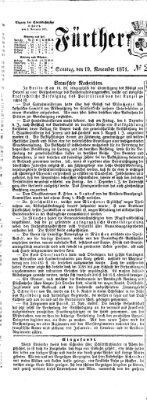 Fürther Tagblatt Sonntag 19. November 1871