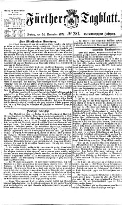 Fürther Tagblatt Freitag 24. November 1871