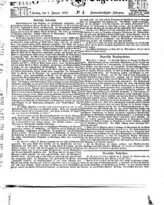 Fürther Tagblatt Freitag 5. Januar 1872