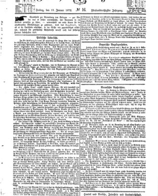 Fürther Tagblatt Freitag 19. Januar 1872