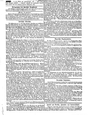 Fürther Tagblatt Samstag 20. Januar 1872