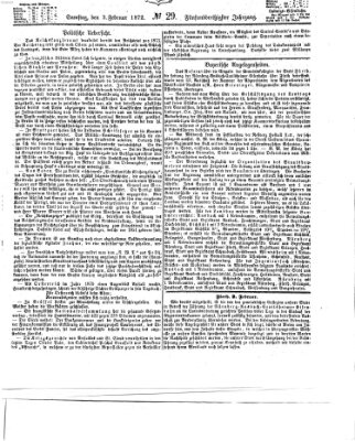 Fürther Tagblatt Samstag 3. Februar 1872