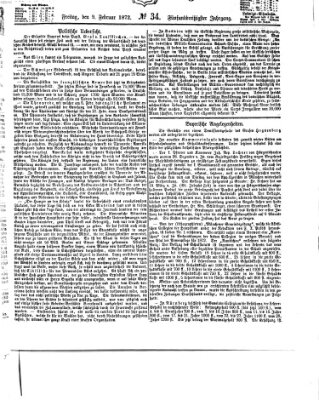 Fürther Tagblatt Freitag 9. Februar 1872