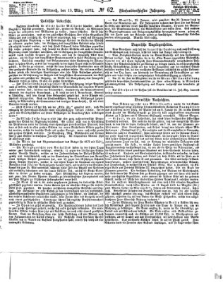 Fürther Tagblatt Mittwoch 13. März 1872