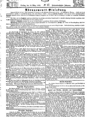 Fürther Tagblatt Dienstag 19. März 1872