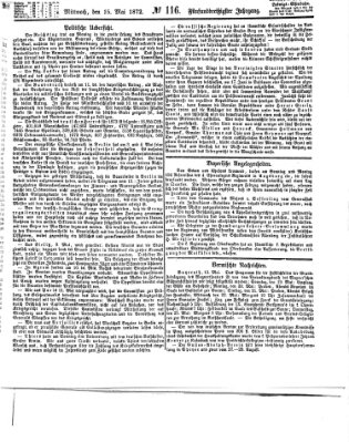 Fürther Tagblatt Mittwoch 15. Mai 1872