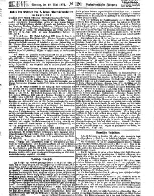 Fürther Tagblatt Sonntag 19. Mai 1872