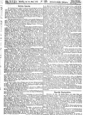 Fürther Tagblatt Samstag 25. Mai 1872