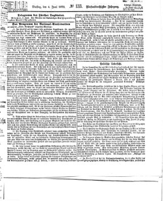 Fürther Tagblatt Dienstag 4. Juni 1872