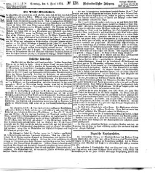 Fürther Tagblatt Sonntag 9. Juni 1872