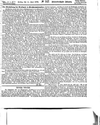 Fürther Tagblatt Freitag 14. Juni 1872