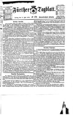 Fürther Tagblatt Freitag 19. Juli 1872