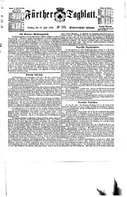 Fürther Tagblatt Dienstag 23. Juli 1872