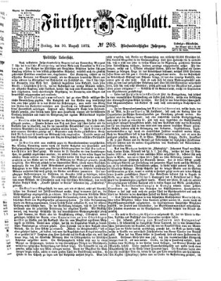 Fürther Tagblatt Freitag 30. August 1872