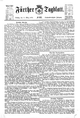 Fürther Tagblatt Dienstag 11. März 1873