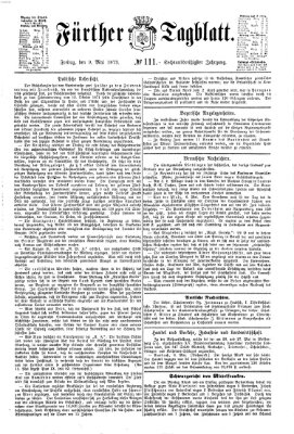 Fürther Tagblatt Freitag 9. Mai 1873