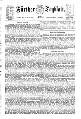 Fürther Tagblatt Dienstag 13. Mai 1873