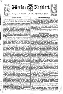 Fürther Tagblatt Sonntag 18. Mai 1873