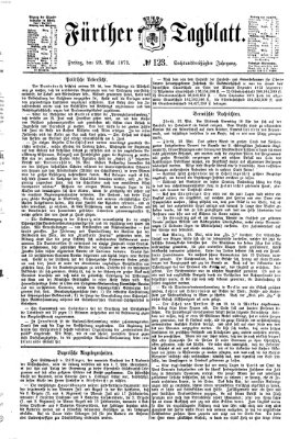 Fürther Tagblatt Freitag 23. Mai 1873