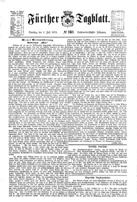 Fürther Tagblatt Samstag 5. Juli 1873