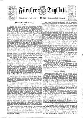 Fürther Tagblatt Mittwoch 9. Juli 1873