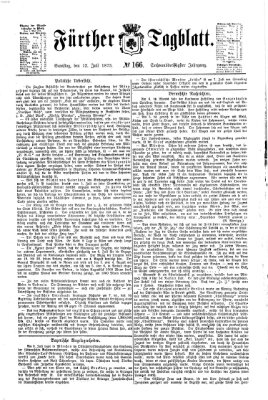 Fürther Tagblatt Samstag 12. Juli 1873