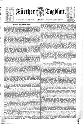 Fürther Tagblatt Sonntag 13. Juli 1873