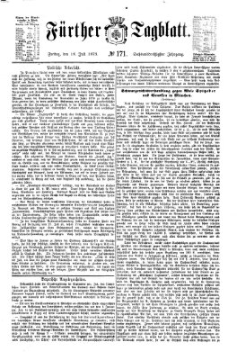 Fürther Tagblatt Freitag 18. Juli 1873