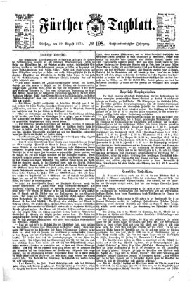 Fürther Tagblatt Dienstag 19. August 1873