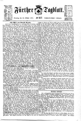 Fürther Tagblatt Sonntag 26. Oktober 1873