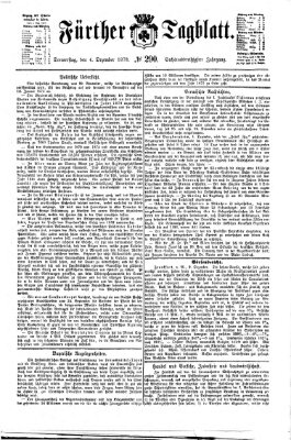 Fürther Tagblatt Donnerstag 4. Dezember 1873