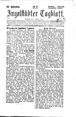 Ingolstädter Tagblatt Mittwoch 4. Januar 1871