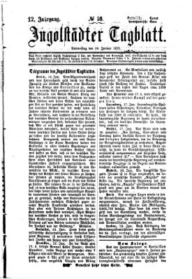 Ingolstädter Tagblatt Donnerstag 19. Januar 1871