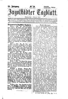 Ingolstädter Tagblatt Freitag 3. Februar 1871