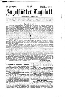 Ingolstädter Tagblatt Donnerstag 9. Februar 1871