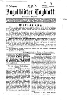 Ingolstädter Tagblatt Mittwoch 8. März 1871