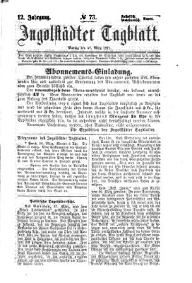 Ingolstädter Tagblatt Montag 27. März 1871