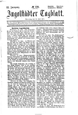 Ingolstädter Tagblatt Donnerstag 15. Juni 1871