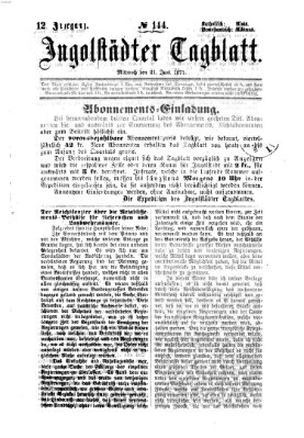 Ingolstädter Tagblatt Mittwoch 21. Juni 1871