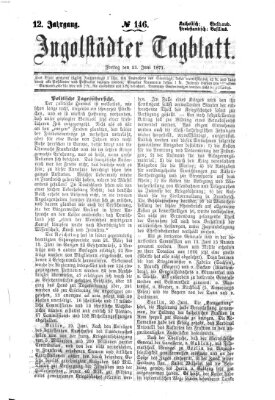 Ingolstädter Tagblatt Freitag 23. Juni 1871