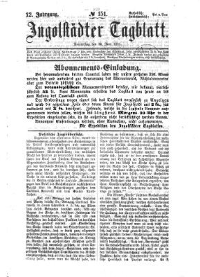 Ingolstädter Tagblatt Donnerstag 29. Juni 1871