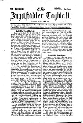 Ingolstädter Tagblatt Samstag 22. Juli 1871