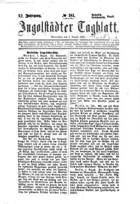 Ingolstädter Tagblatt Donnerstag 3. August 1871