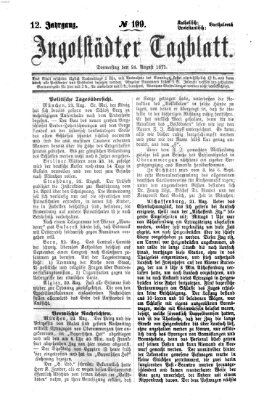 Ingolstädter Tagblatt Donnerstag 24. August 1871