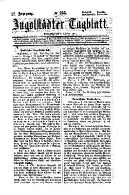 Ingolstädter Tagblatt Donnerstag 5. Oktober 1871