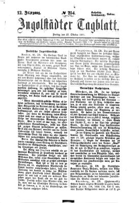 Ingolstädter Tagblatt Freitag 27. Oktober 1871