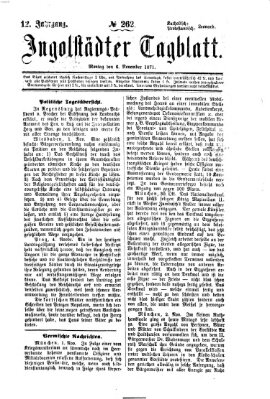 Ingolstädter Tagblatt Montag 6. November 1871