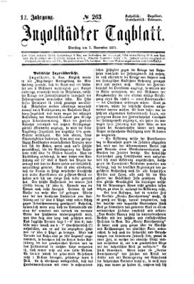 Ingolstädter Tagblatt Dienstag 7. November 1871