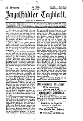 Ingolstädter Tagblatt Freitag 8. Dezember 1871